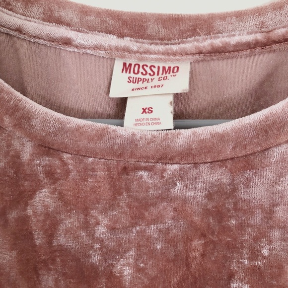 Pink velvet ruffle blouse - Picture 4 of 5